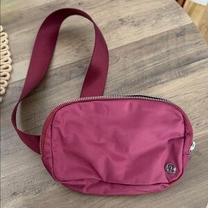 Lululemon Burgundy Crossbody Bag
